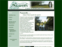 Tablet Screenshot of nazarethretreatcenter.org